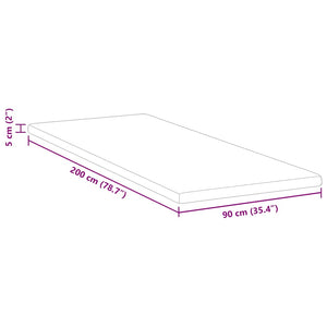 Kokos Topper 90 x 200 cm Jacquard Weiß