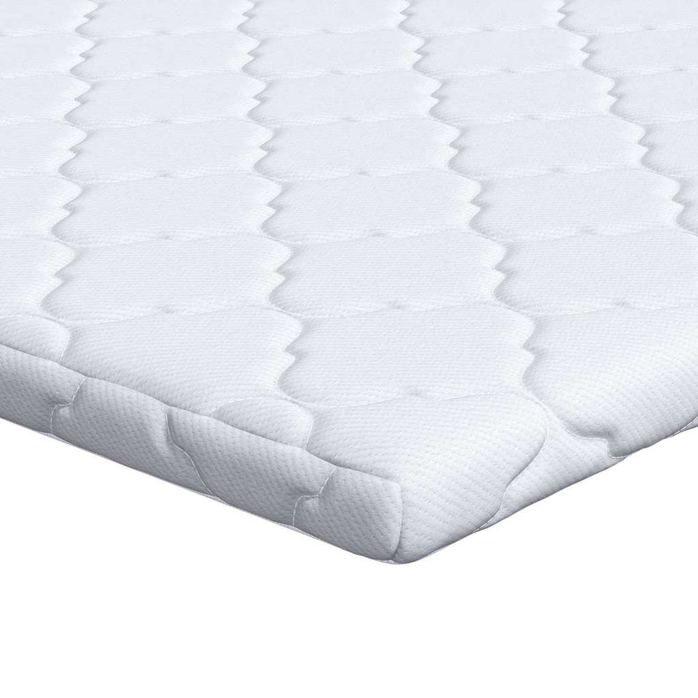 Kokos Topper Weiß 140 x 190 cm