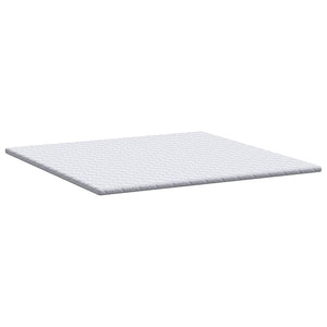 Kokos Topper 180x200 cm Weiß Jacquard