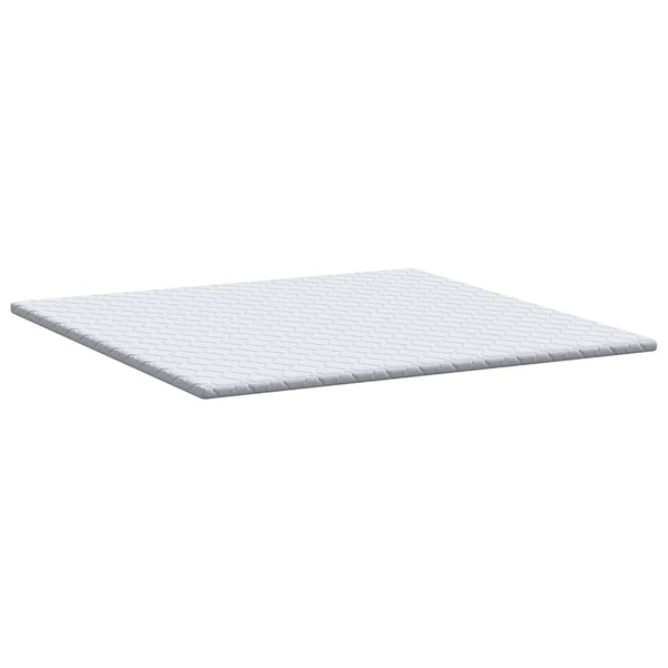 Kokos Topper 180x200 cm Weiß Jacquard