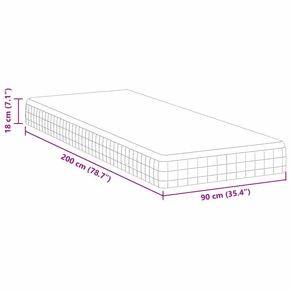 Bonell Feder Matratze 90x200 cm