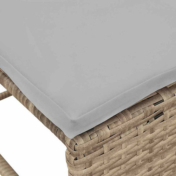 Gartensofa Set mit Kissen, 6-teilig