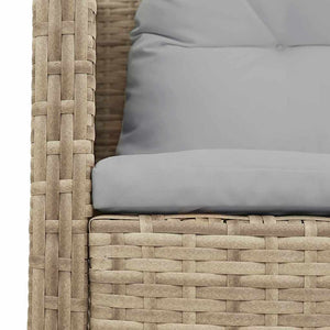 Gartensofa Set mit Kissen, 6-teilig