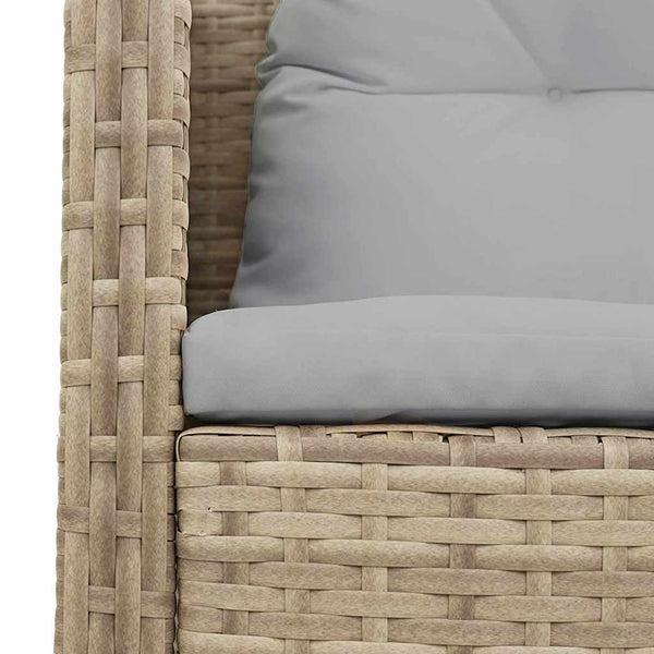 Gartensofa Set mit Kissen, 6-teilig