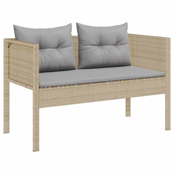 Gartensofa Set mit Kissen, 6-teilig