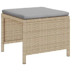 Gartensofa Set mit Kissen, 6-teilig
