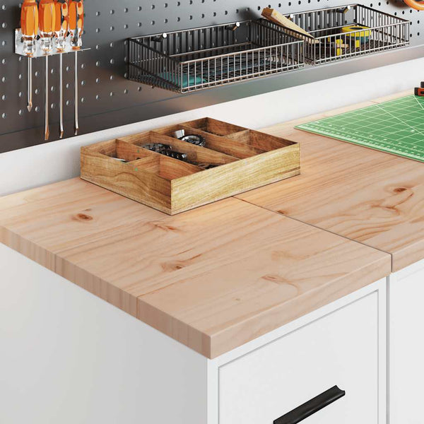 vidaXL Armoire de rangement de garage Blanc 30x51x85 cm Bois de pin massif