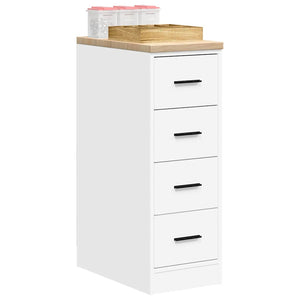 vidaXL Armoire de rangement de garage Blanc 30x51x85 cm Bois de pin massif