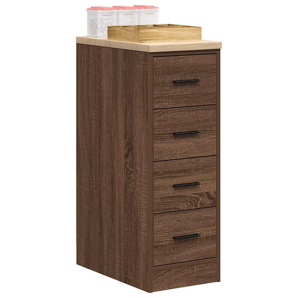 Garagen Aufbewahrungsschrank Kiefer Massivholz 30x85cm