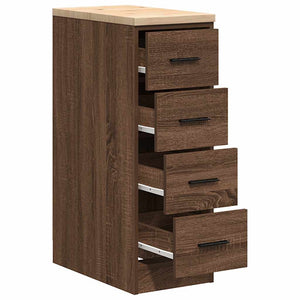 Garagen Aufbewahrungsschrank Kiefer Massivholz 30x85cm