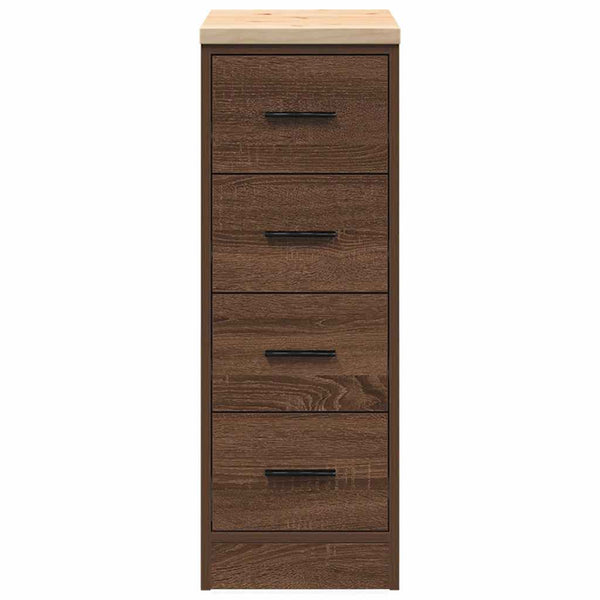 Garagen Aufbewahrungsschrank Kiefer Massivholz 30x85cm