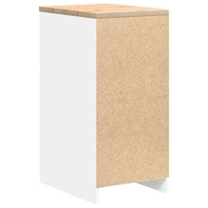 Werkzeugschrank Garage Weiß Kiefer Massivholz