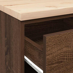 Garagen Aufbewahrungsschrank Kiefer Massivholz