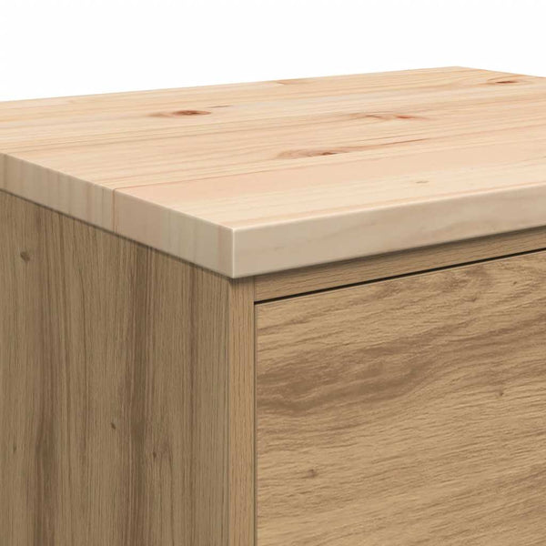 Werkzeugschrank Garage Artisan Eiche Kiefer Massivholz