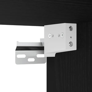 Garagen Wandschränke Schwarz, 2er-Set