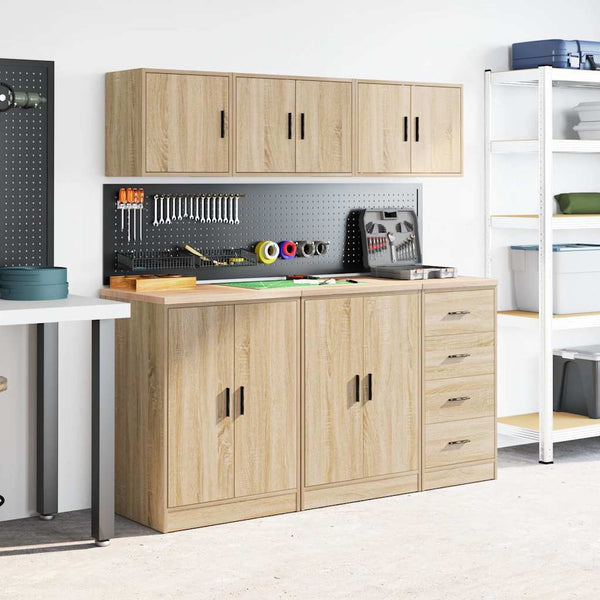 Garagen-Wandschrank Sonoma Eiche