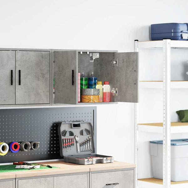 Garagen-Wandschrank Betongrau