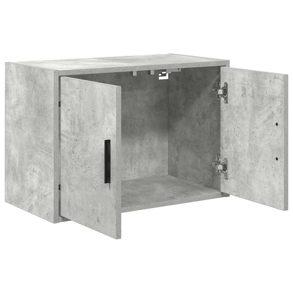 Garagen Wandschränke, 2er Set, Betongrau