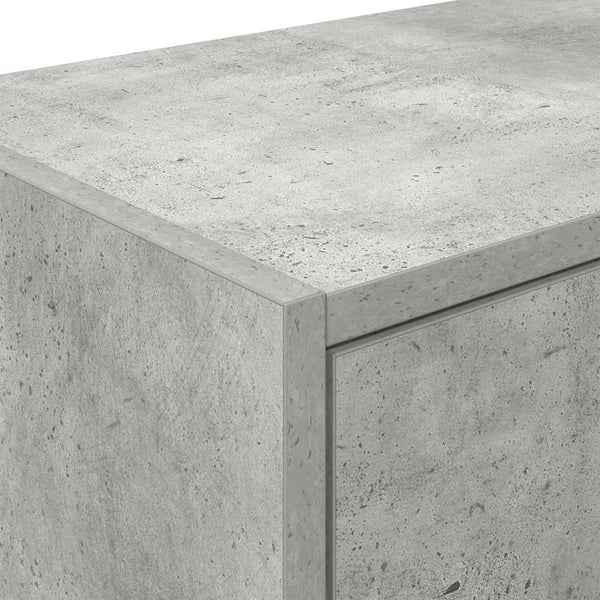 Garagen Wandschränke, 2er Set, Betongrau