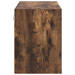 Garagen Wandschrank Räuchereiche