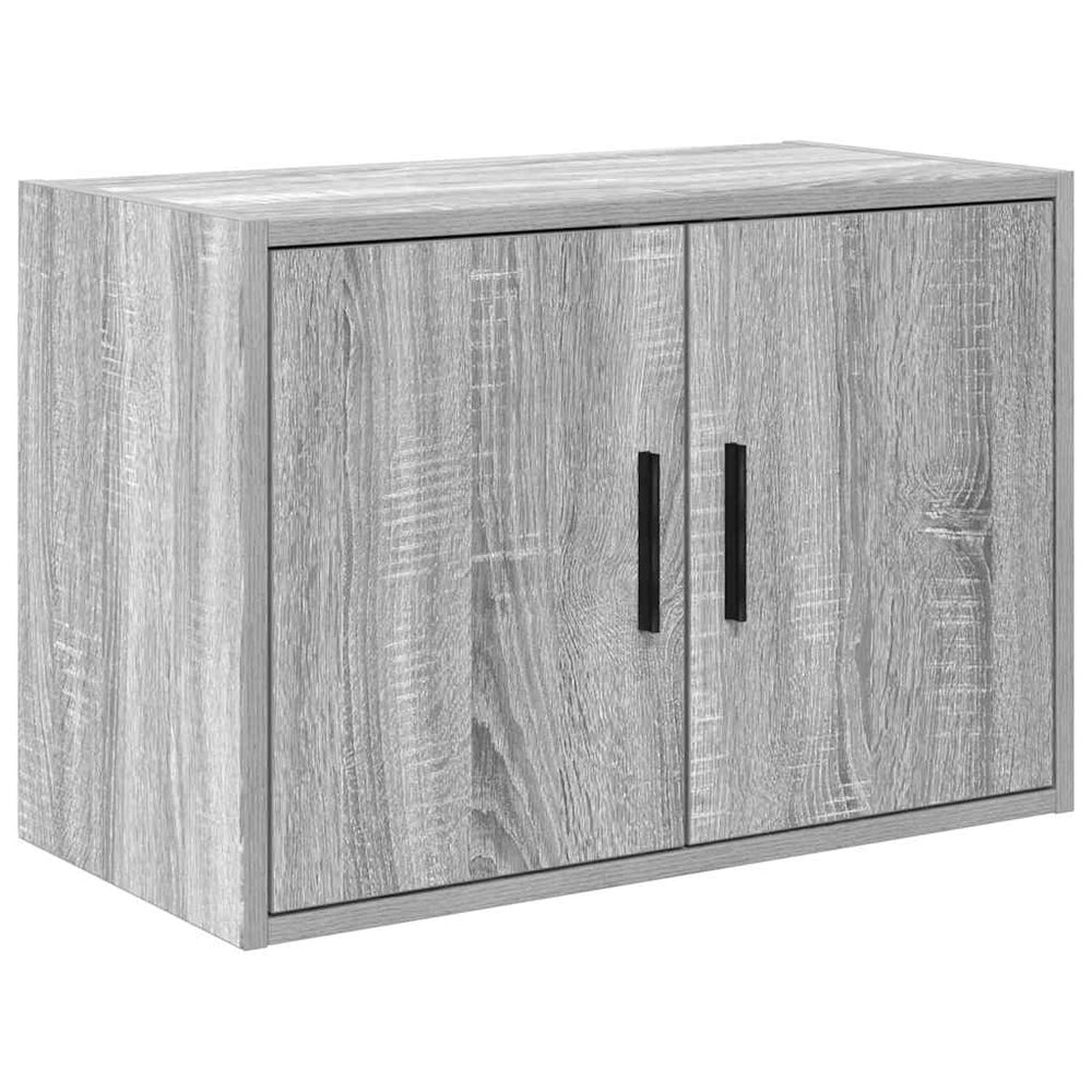 vidaXL Garage Wall Cabinet Grey Sonoma Chipboard