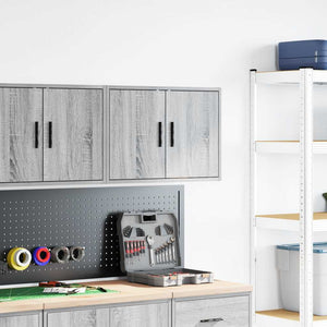 Garagen Wandschrank Grau Sonoma