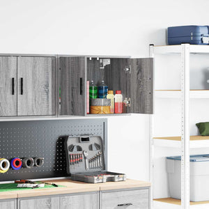 Garagen Wandschrank Grau Sonoma