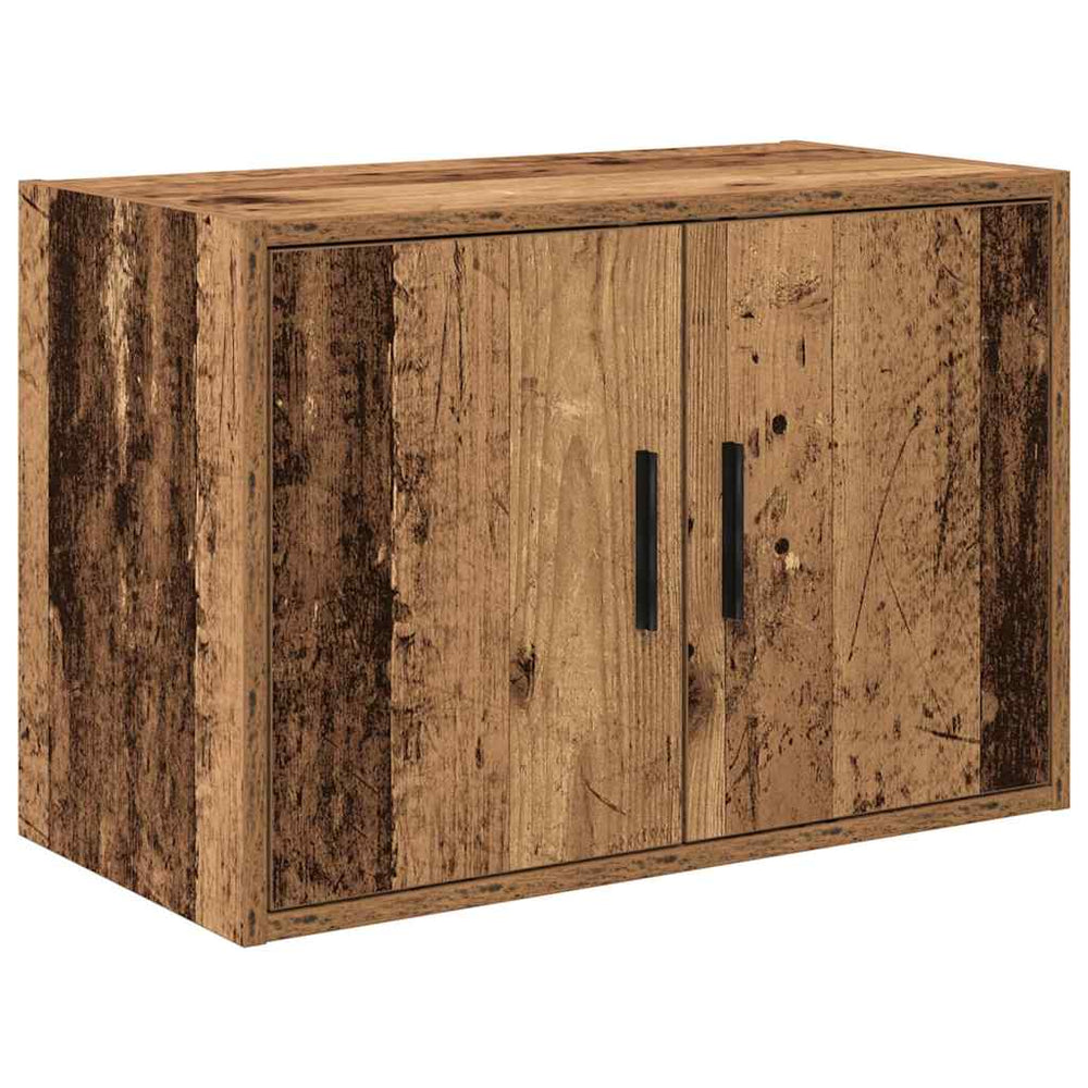 vidaXL Meuble haut de garage aspect bois de récupération bois d'ingénierie