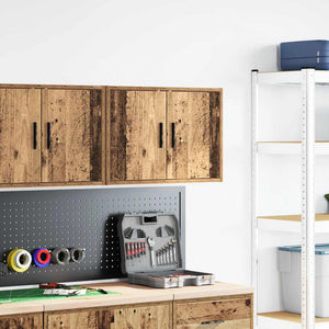 Wandschrank für Garage in Altholz-Optik