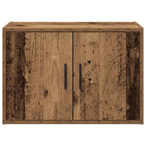 Wandschrank für Garage in Altholz-Optik