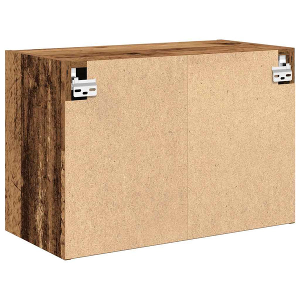 Wandschrank für Garage in Altholz-Optik
