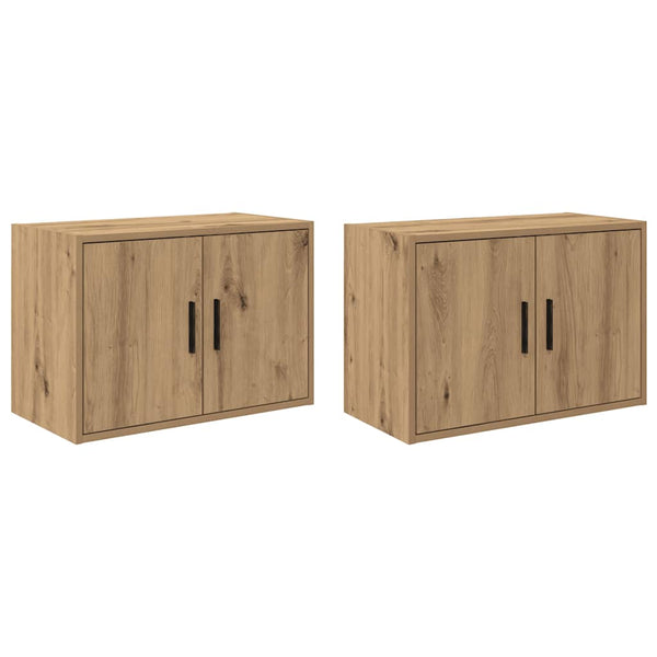 Garagen Wandschränke 2er Set Artisan Eiche