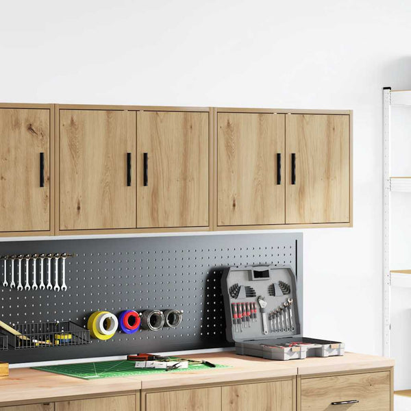 Garagen Wandschränke 2er Set Artisan Eiche