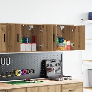 Garagen Wandschränke 2er Set Artisan Eiche