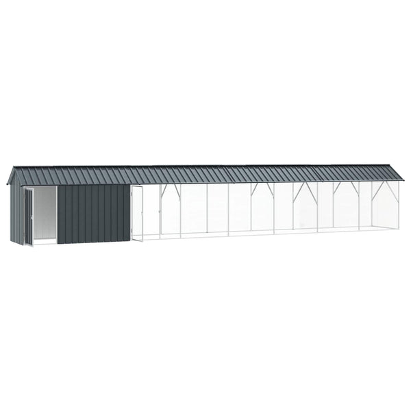 Vogelkäfig Anthrazit Verzinkter Stahl 844 cm