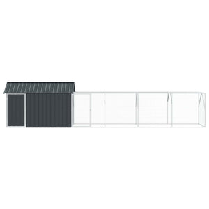 Vogelkäfig Anthrazit Verzinkter Stahl 619 cm