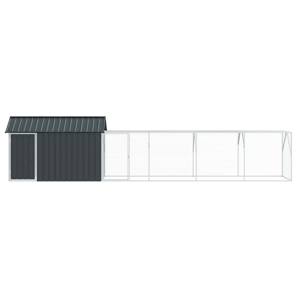 Vogelkäfig Anthrazit Verzinkter Stahl 619 cm