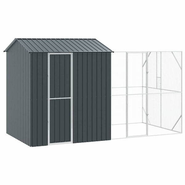 Anthrazit Vogelkäfig aus Stahl 418cm