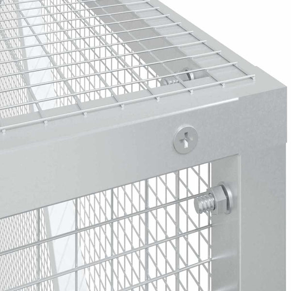 Großer Vogelkäfig Anthrazit für Außen