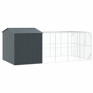 Vogelkäfig Anthrazit Verzinkter Stahl 635cm