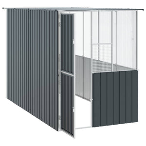 Vogelkäfig Anthrazit Verzinkter Stahl 165x318x200cm