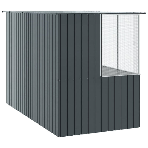 Vogelkäfig Anthrazit Verzinkter Stahl 165x318x200cm
