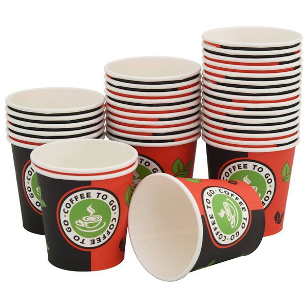 Pappbecher mit Deckel 120ml, 1000 Stk.