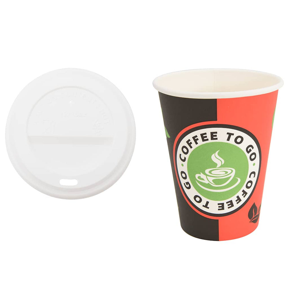 Pappbecher mit Deckel 1000 Stk. - 100ml
