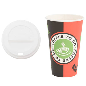 Pappbecher mit Deckel 400ml - 1000 Stk.