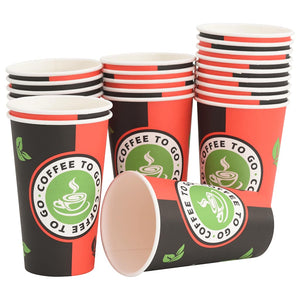 Pappbecher mit Deckel 400ml - 1000 Stk.