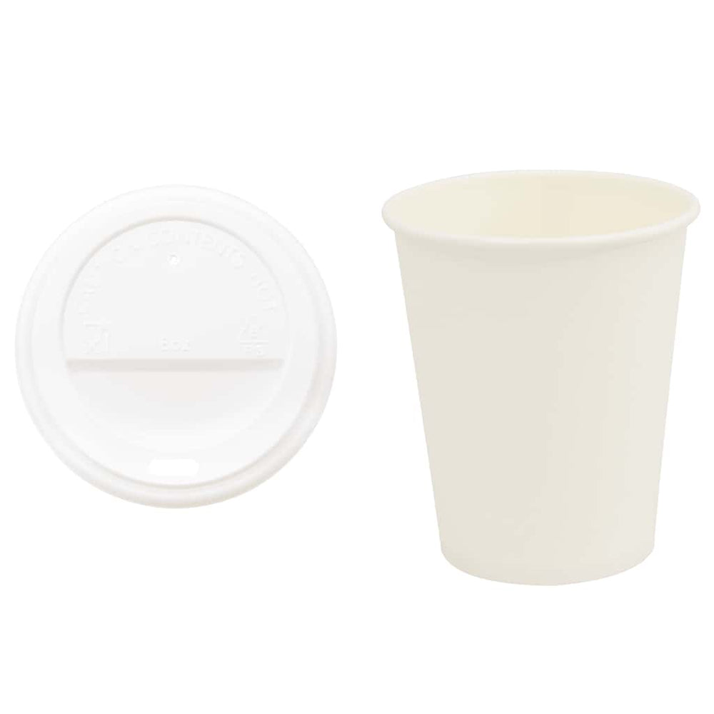 Pappbecher mit Deckel 200ml, 1000 Stk.