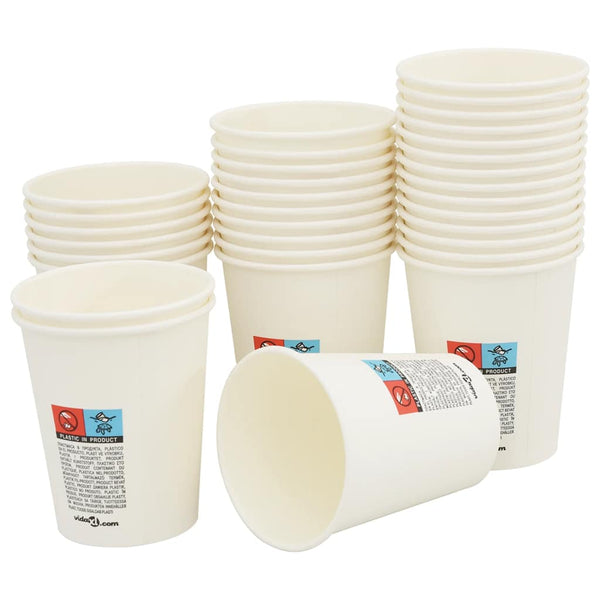 Pappbecher mit Deckel 200ml, 1000 Stk.