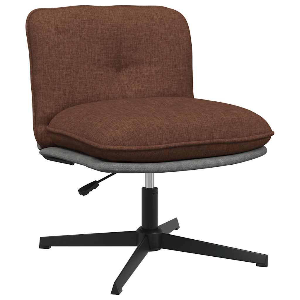 Bürostuhl Drehbar Braun Stoff