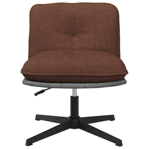 Bürostuhl Drehbar Braun Stoff